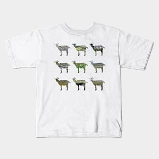 Ode to the Burren goats Kids T-Shirt